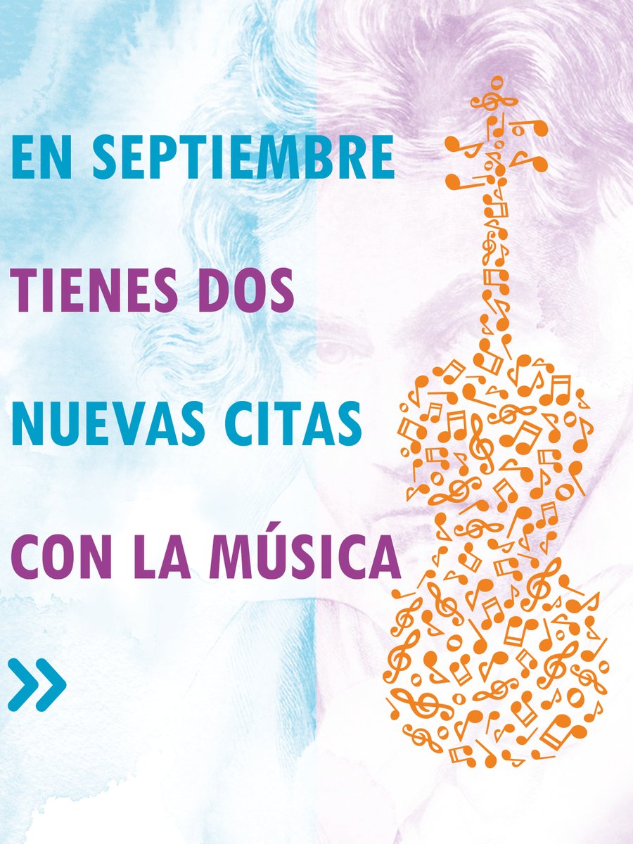 JOSGgranada's tweet photo. Septiembre arranca por todo lo alto y la música en directo vuelve a sonar con más fuerza que nunca! 🎼

Os presentamos nuestros dos próximos conciertos de este mes, una oportunidad única para disfrutar de un programa muy especial, protagonizado por Mozart y Beethoven. 🎻🎺 https://t.co/JZwBnGBUBr