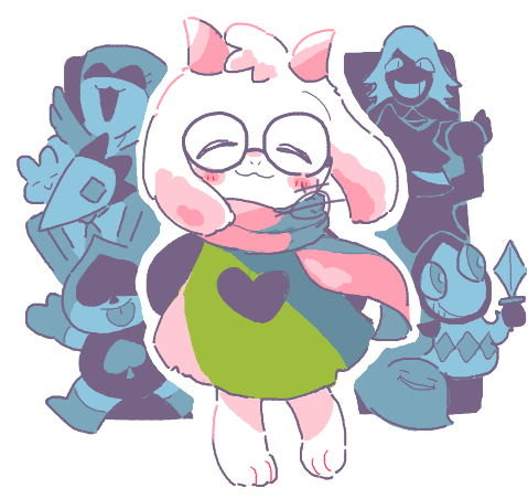 Ichigo_024's tweet photo. 闇の中でも そばにいる #Deltarune https://t.co/0npFkpsinA