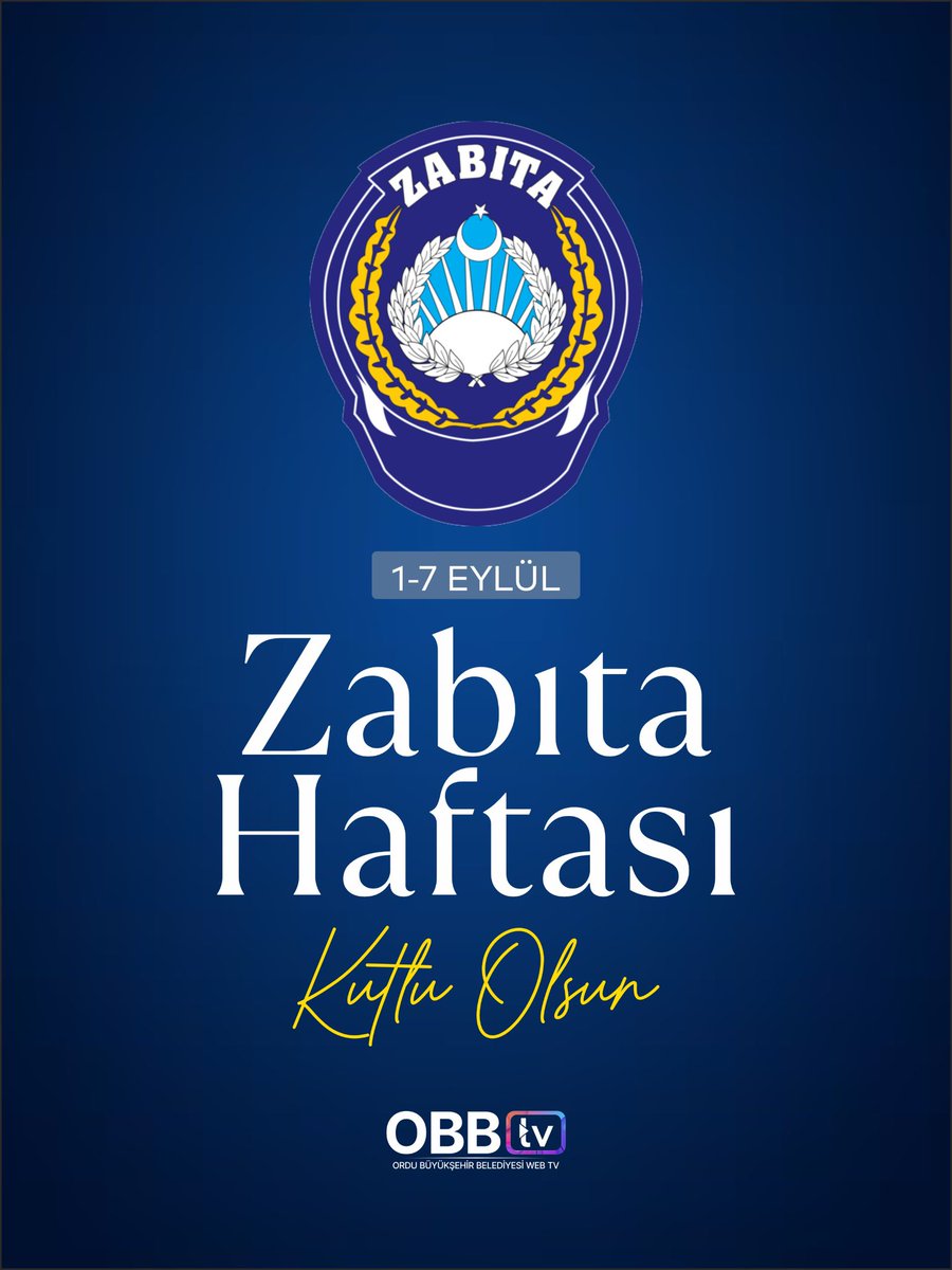 obbtvcom's tweet photo. Sağlığımız, çevremiz, güvenliğimiz ve huzurumuz için görev yapan Zabıta Teşkilatımızın kuruluşunun 200. yılı kutlu olsun.

Özveriyle görev yapan tüm zabıta personellerimize çalışmalarında  kolaylıklar diliyoruz.

#ordu #zabıta #ordubüyükşehirbelediyesi #zabıtahaftası #obbtv https://t.co/X9QLFt0smR