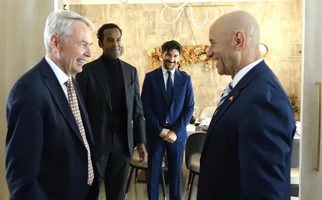 AsstSecStateAF's tweet photo. Assistant Secretary Garcia met Pekka Haavisto, Personal Envoy of the UN Secretary General for Sudan, in Addis Ababa to advance our shared support for a ceasefire, humanitarian access, and transition to civilian government in Sudan. https://t.co/A2CESUS22h
