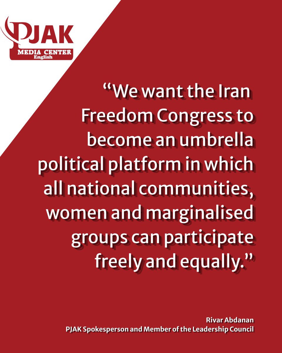 PjakMedia's tweet photo. Women and young people will build the free and democratic Iran of the future

PJAK Spokesperson Rivar Abdanan speaks to Alternative about Kurdish unity, Rojava and Iran’s transition towards a democratic, pluralist and decentralised republic

Full inteview: https://t.co/aXNKjGRTsC https://t.co/q0Knw8PmTt