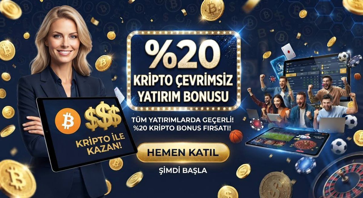 lorisosyal's tweet photo. 📣 KRİPTO ÖZEL %20 LİMİTSİZ BONUS 📣

💥 KRİPTO yatırımlarınıza özel %20 LİMİTSİZ KRİPTO Bonusunuzu almayı unutmayın!

🎯 Üst Limit olmadan yararlanabilirsiniz!

🔗   https://t.co/J6qhmLFcfd https://t.co/8kDFCyVD5C