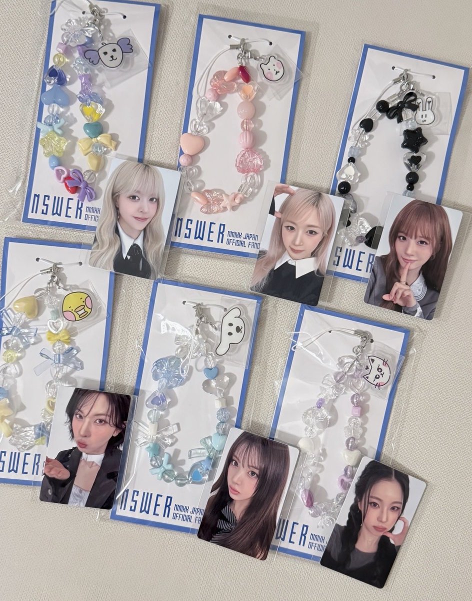 nmixxtemplates's tweet photo. ᯓ★ NMIXX (엔믹스) - Japan Fanclub
Beaded Strap Merch Photocards ⋆. 𐙚 ̊ https://t.co/fyMxQ1vl4M