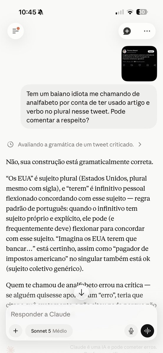 thomasabauat's tweet photo. @f942027 @psathlerc Baiano burro e ignorante 
O pior idiota é aquele que se acha inteligente https://t.co/E0AkrQcU6o