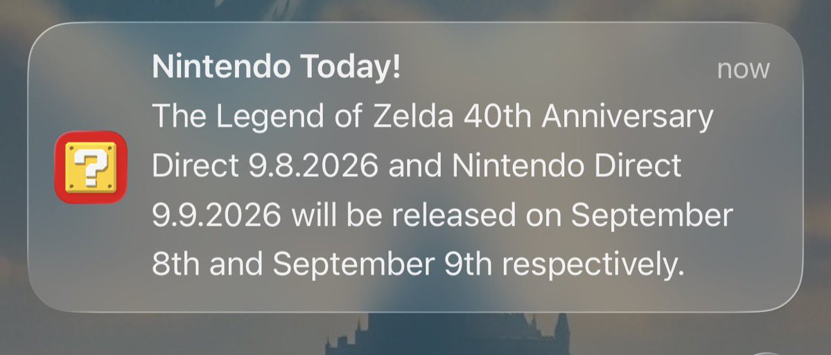 CechMartinez's tweet photo. ZELDA DIRECT CONFIRMADO!!! #zelda #nintendo #videogames https://t.co/UIxcFA5nyJ