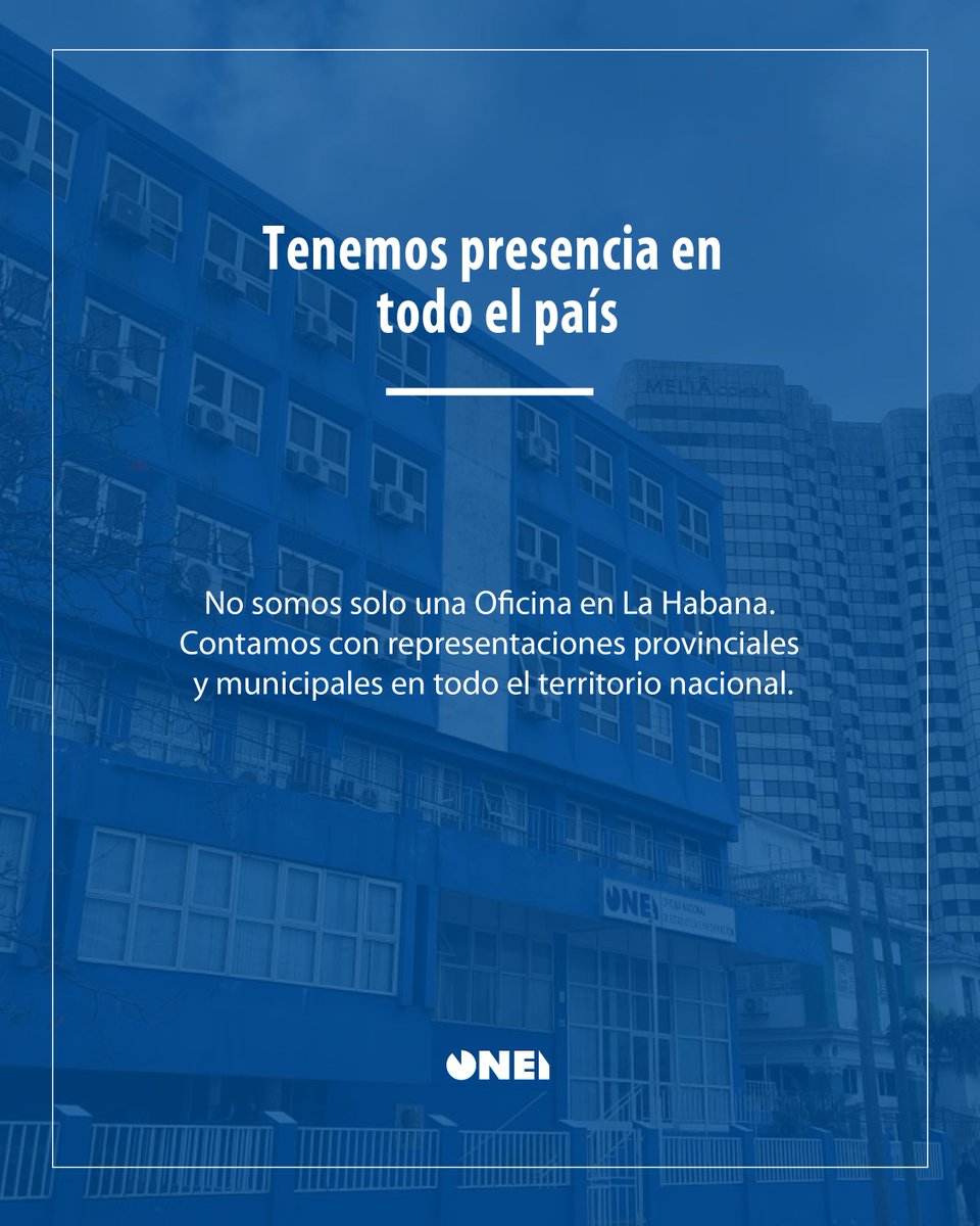 CubaONEI's tweet photo. #ONEI | 🤔 ¿Cuánto conoces realmente a la institución rectora de la estadística oficial de Cuba?
🙌 A días de festejar a los estadísticos cubanos, te traemos 5 cosas que quizás no conocías de la Oficina Nacional de Estadística e información.
🧵1/4👇 https://t.co/0zy3oDOSMJ