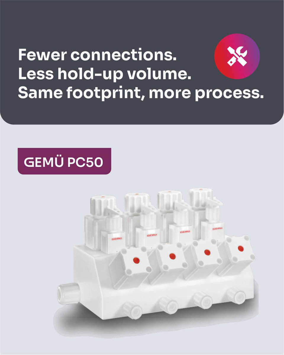 GemuUsa's tweet photo. GEMU high purity valve blocks feature compact designs, low space requirements, logistical advantages, quicker installation times, fewer connection points, &amp; low maintenance.
Interested in learning more? Join us at @SEMIAmericas SEMICON West 2026, October 13-15 at booth #223! https://t.co/il9uX7cRSV