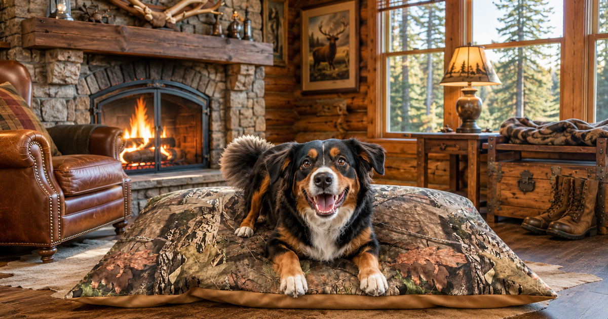 SheronUlmaropl's tweet photo. Friday mood: waiting for my humans to say “let’s go! ” Whether it’s the hunting lodge, the truck, or relaxing after a long day outdoors, the Thermabed Deluxe Premium Pet Bed is my favorite place to land. https://t.co/6T6bnzuWmH