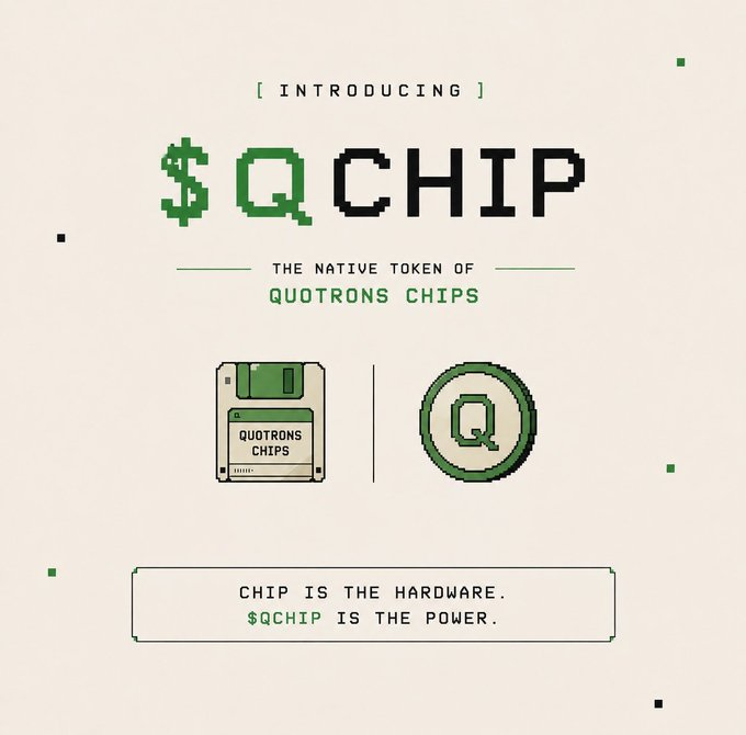 Toanan203's tweet photo. 🎁 20 WL SPOTS — QUOTRONS CHIPS 🎁

A new chip ecosystem is coming. 🧬

I’ve got 20 spots for @Quotronschips for my community!

🧬 Collection: 4,444 Quotrons Chips
📅 Mint Date: TBA
💰 Mint Price: TBA

How to enter:
✅ Follow @Quotronschips & @Toanan203
❤️ Like & RT
💬 Drop your EVM wallet + say something about QUOTRONS

⏰ Deadline: 10H
Winners will be announced after the deadline.
Good luck everyone 🫡