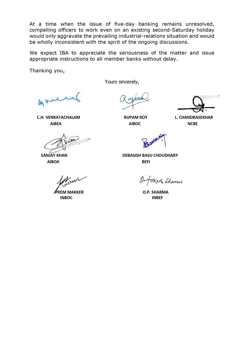 AIBEAofficial's tweet photo. #UFBU Letter to IBA
National Lok Adalat on 12 September 2026 – Attendance of Bank Officers on a Declared Bank Holiday https://t.co/xneTmvwbHY