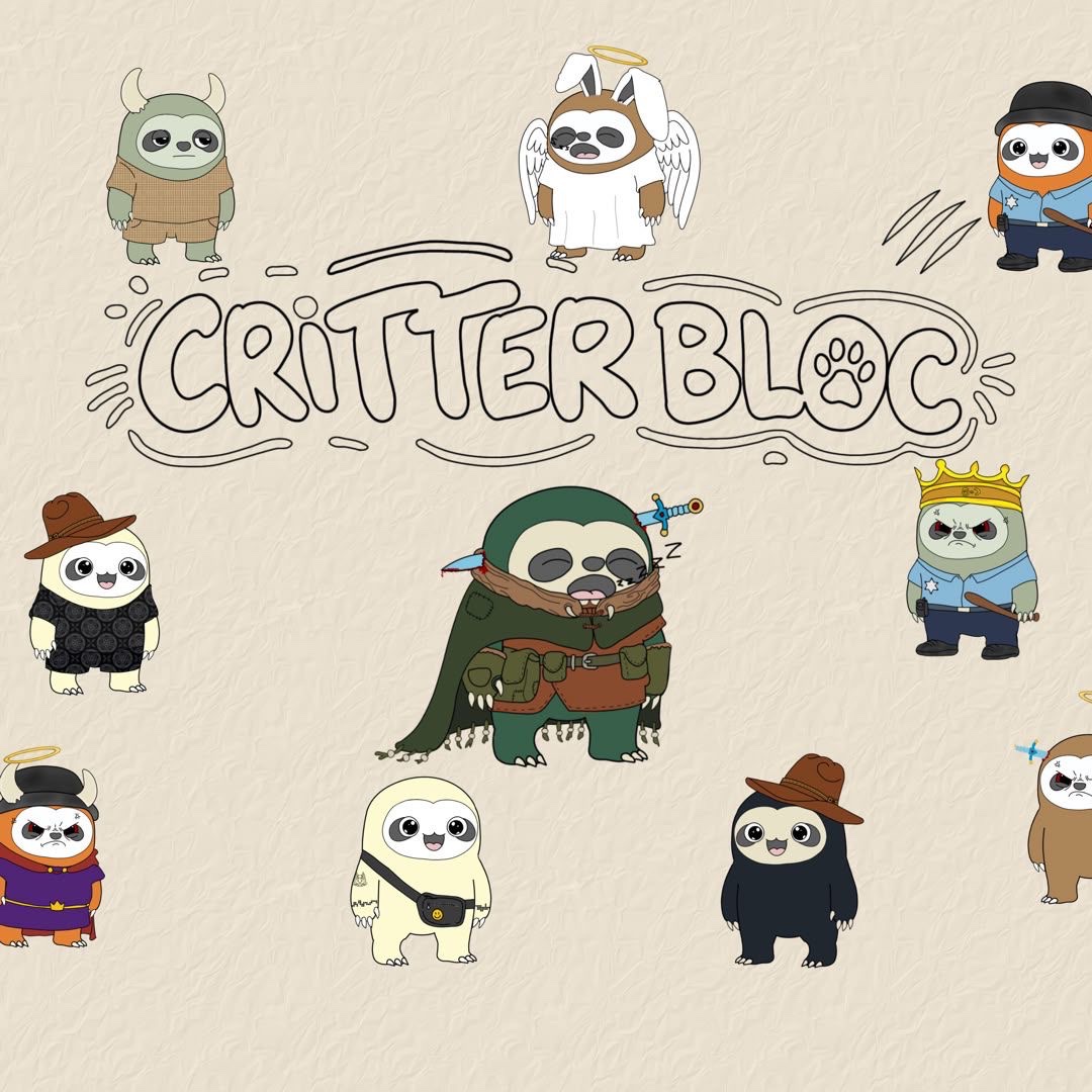 CritterblocNFTs's tweet photo. CRITTER BLOC MINT DETAILS;

Supply: 3,333
Date: 7TH SEPTEMBER, 2026.
Time: 2PM UTC 
Price: 0.0005 ETH on @RobinhoodApp 

Every piece carries its own $CRTT

Checker will be live soon. https://t.co/TrN7xNgnfR