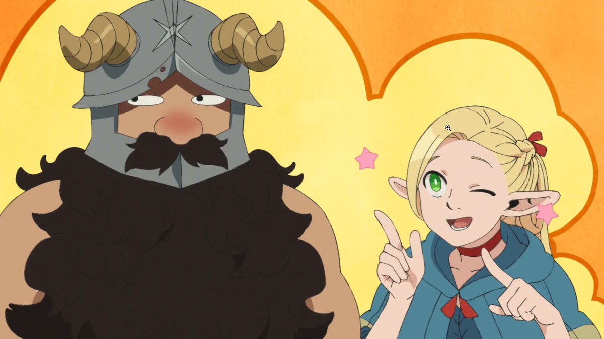 wingedlionfan's tweet photo. im also fond of marcille and senshi’s friendship. they may disagree a lot but they really do care about each other https://t.co/WnoMpFIHzc