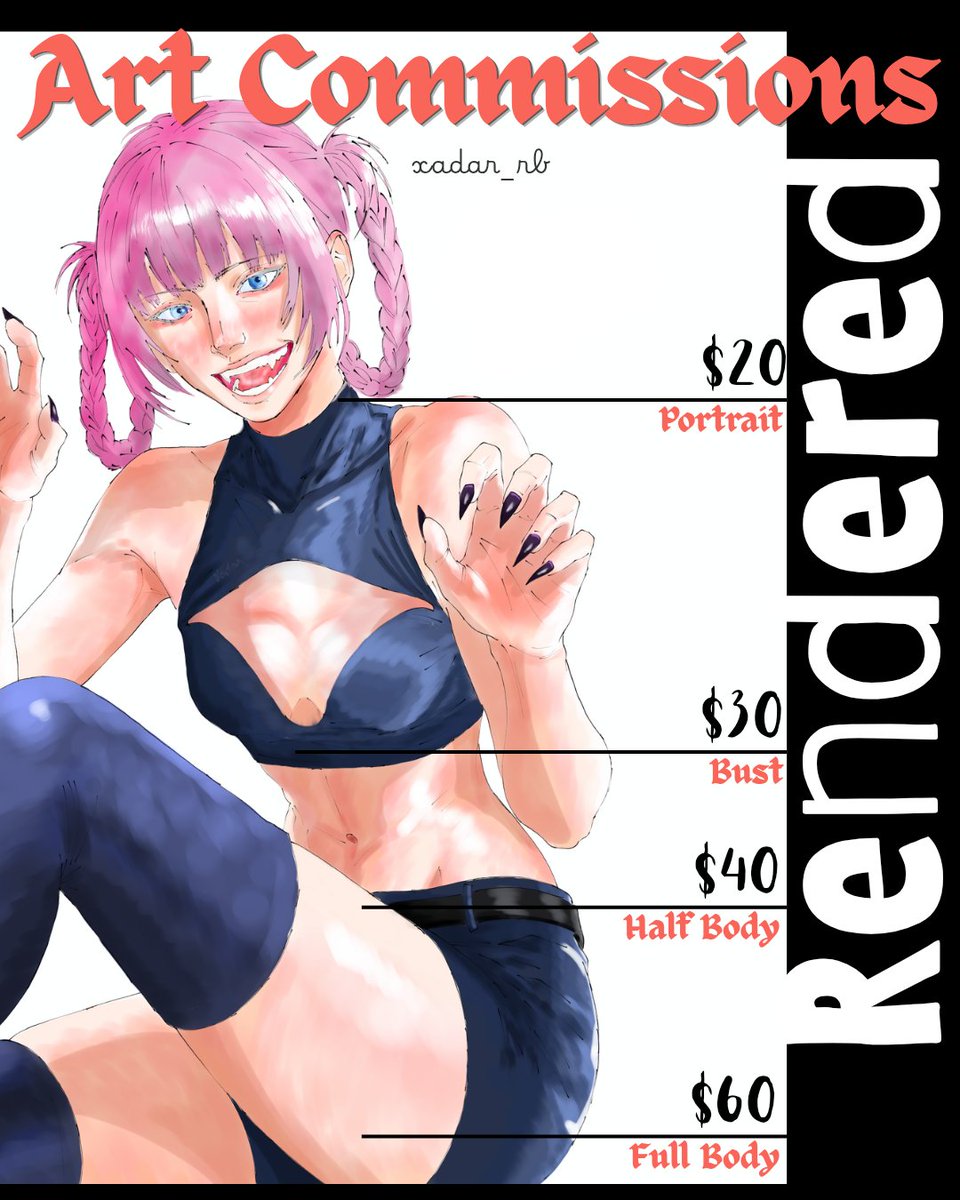 xadarrb_'s tweet photo. Commissions are open!! https://t.co/ZGr7WjAfxB