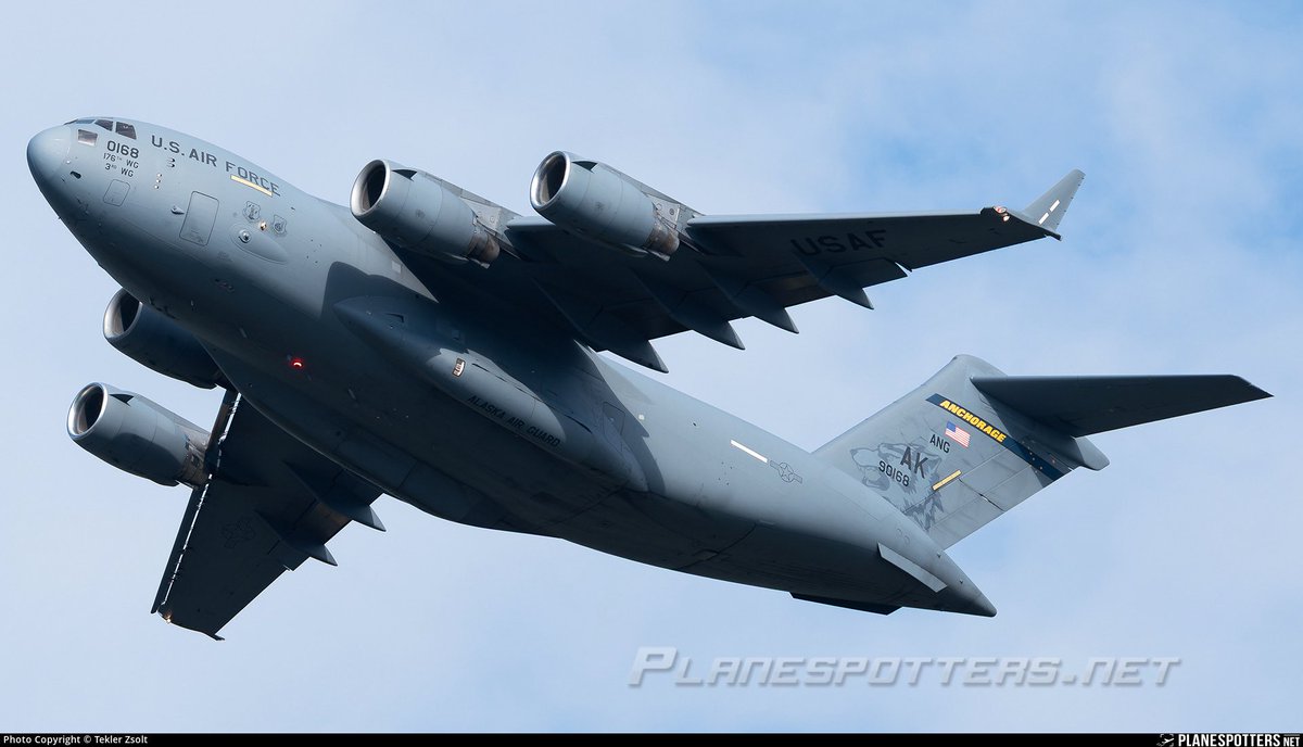 stunorth69's tweet photo. ๐บ๐ธ #USAF C-17A GlobeMaster III
#AE080E/99-0168/RCH436
Mildenhall (EGUN) >
Elmendorf AFB (PAED)
@jamjake01 @JordanWeir45 https://t.co/nysK9chtK8