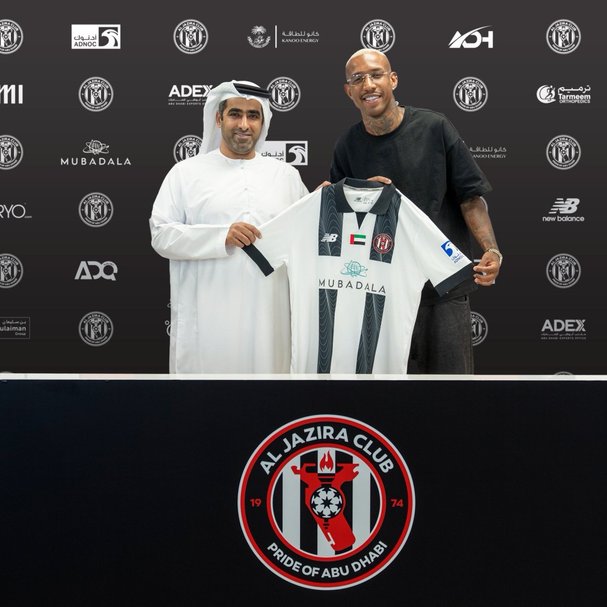 TekYolFener's tweet photo. Anderson Talisca, resmen Al Jazira'da. https://t.co/7ZCPBEniyB