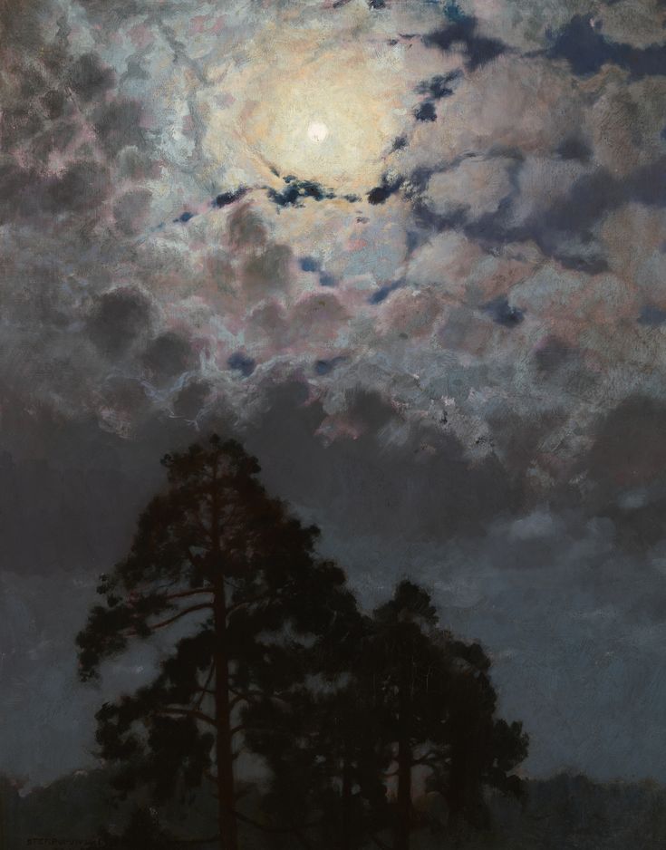 TheWabiSabiLife's tweet photo. "Pines" by Polish artist Stefan Popowski https://t.co/fWHSfnZw3X