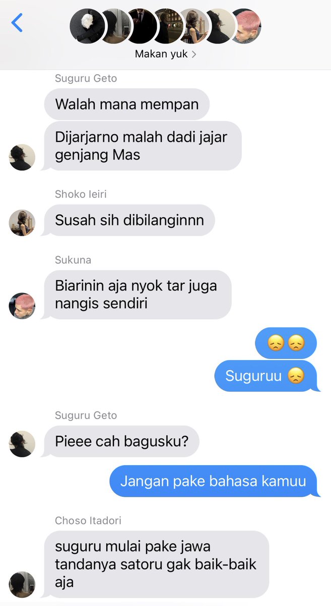 etnowt's tweet photo. Satoru sakit gigi tapi emang polahe dewe https://t.co/kV3bWj2OGq