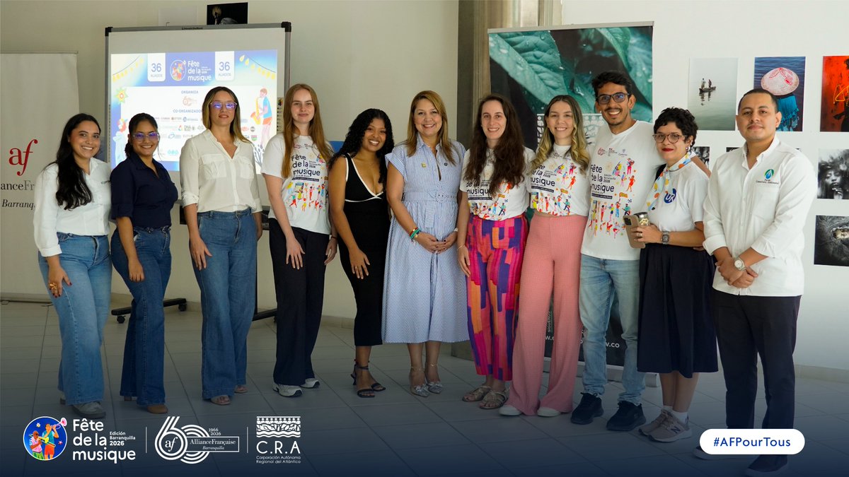 AFBarranquilla's tweet photo. La Fiesta de la Música 2026 celebró 20 años en Barranquilla. Compartimos los resultados de esta edición y presentamos nuestra primera medición de huella de carbono, un paso para conocer nuestro impacto y hacer eventos culturales cada vez más sostenibles. 💙 @crautonoma https://t.co/tffrZ3TnvY