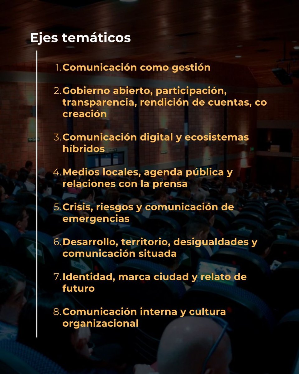 Asacop_arg's tweet photo. 📣 El 10 y 11 de septiembre llega el "I Congreso de Comunicación Gubernamental para Gobiernos Locales"

Dos jornadas para debatir los desafíos y transformaciones de la comunicación pública.

📍 Campus UNVM
🗓️ 10 y 11 de septiembre de 2026

👉 Conocé los ejes temáticos https://t.co/qgxDSBK2jT