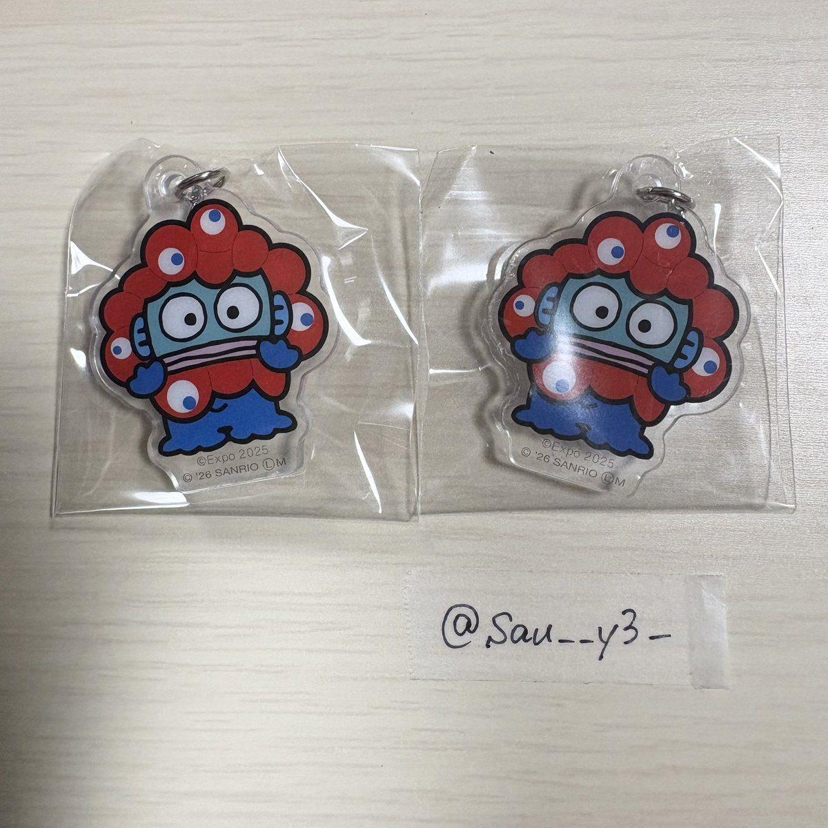 Sau__y3_'s tweet photo. 交換
サンリオ
ミャクミャクなりきりアクリルチャーム

【譲】ハンギョドン×2

【求】ハローキティ > クロミ、ポチャッコ

郵送での交換希望です📮
お気軽にお声がけください🔅 https://t.co/2MtjF1zIRj