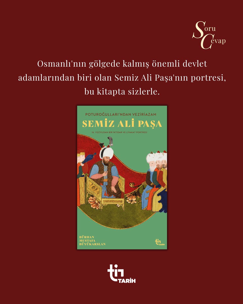 tintarih's tweet photo. Osmanlı’nın Gizli Kahramanı: Semiz Ali Paşa 🏛️

Büyük savaşların gölgesinde, krizleri diplomasi ve liyakatle çözen bir veziriazam. Maliyeden dış siyasete geleceği öngören bu devlet adamını Burhan Mustafa Büyükarslan'ın kalemiyle keşfedin. 

Sizlerle Tin Tarih'te! https://t.co/VakRZJzVeD