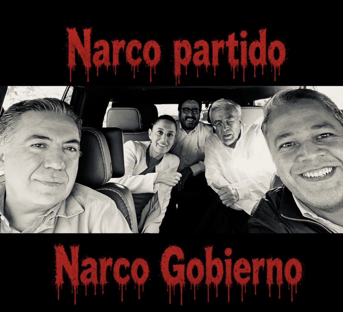 LetyMaldo's tweet photo. “Es un honor pa ra mi pro te ger a nues tros  NAR CO PO LÍ TI COS, 
esta es la ver da de ra SO BE RA NÍA”.
Claudia Sheinbaum 
#NarcoPartido 
2 años NARCO GOBIERNO MORENA https://t.co/EsvPfbrPeU