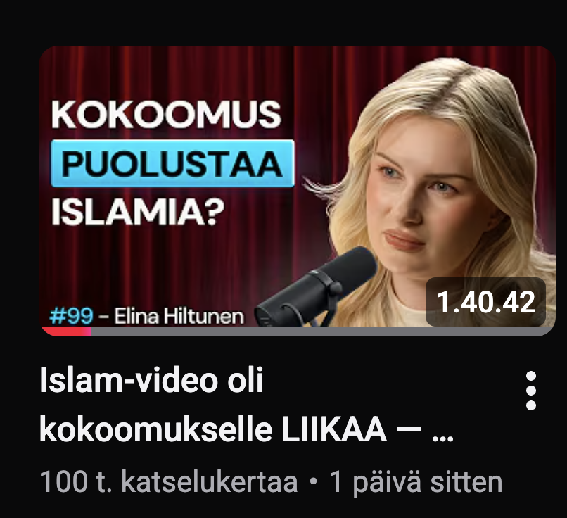 Kuuntelija's tweet photo. Hauskaa, että "jakso, joka ei kiinnosta ketään" on kerännyt YouTubessa n. vuorokaudessa 100k näyttöä https://t.co/TgdtQmaWIv