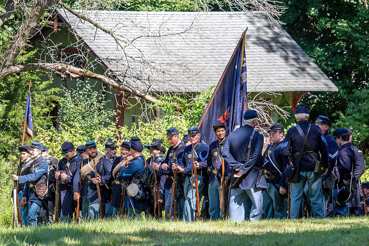 liny67th's tweet photo. COUNTERMARCH!!! (5 Year Ago) 4 September 2021: Living History at Monroe Museum Village

From our website, "Mother Nature could not have delivered finer weather for our first road event in almost two years. Our battalion, the 2nd Federal Rifles, chose Monroe Museum Village as the season's 'MAX' event and this also was our first time visit since 2001. We managed to muster enough men to field a company and thanks to a smaller commissary, we feasted on hard bread, cheese, and a bean & bacon stew. We also celebrated the 86th birthday of one of our own, Jim Cuzzo. All in all, this was a good start in getting back to our travels." 

https://t.co/nYaUEXsY3E