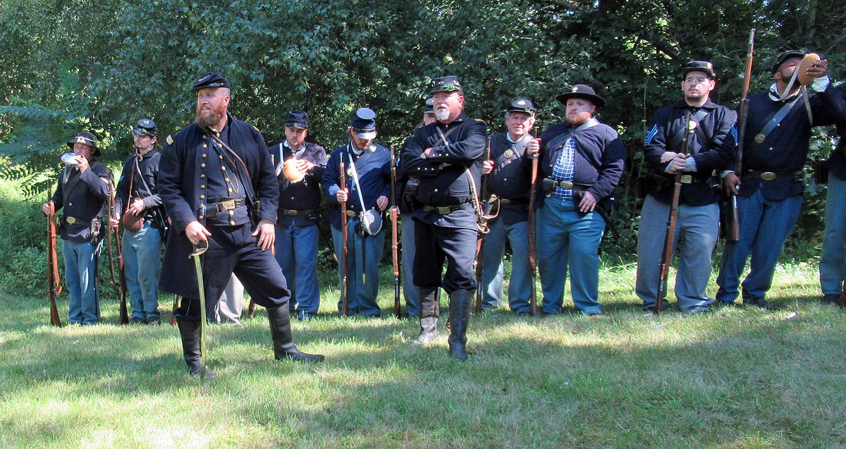 liny67th's tweet photo. COUNTERMARCH!!! (5 Year Ago) 4 September 2021: Living History at Monroe Museum Village

From our website, "Mother Nature could not have delivered finer weather for our first road event in almost two years. Our battalion, the 2nd Federal Rifles, chose Monroe Museum Village as the season's 'MAX' event and this also was our first time visit since 2001. We managed to muster enough men to field a company and thanks to a smaller commissary, we feasted on hard bread, cheese, and a bean & bacon stew. We also celebrated the 86th birthday of one of our own, Jim Cuzzo. All in all, this was a good start in getting back to our travels." 

https://t.co/nYaUEXsY3E