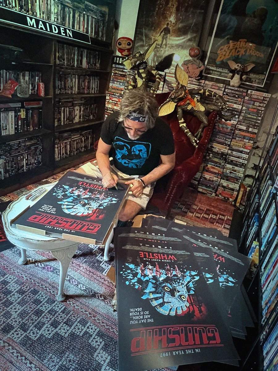 GUNSHIPMUSIC's tweet photo. ☠️“DEATH LIVES”☠️
Merch DROP🗡️ Exclusive T-shirt and signed prints 🏴‍☠️

STORE: https://t.co/hTbS6pf75j

Super Limited! Prints are numbered & limited to 200 signed by Gunship + Director Corin Hardy
Size: A2

'You didn’t find it… It found you...'

The Winners of our epic ‘Whistle’ movie competition will be announced soon.