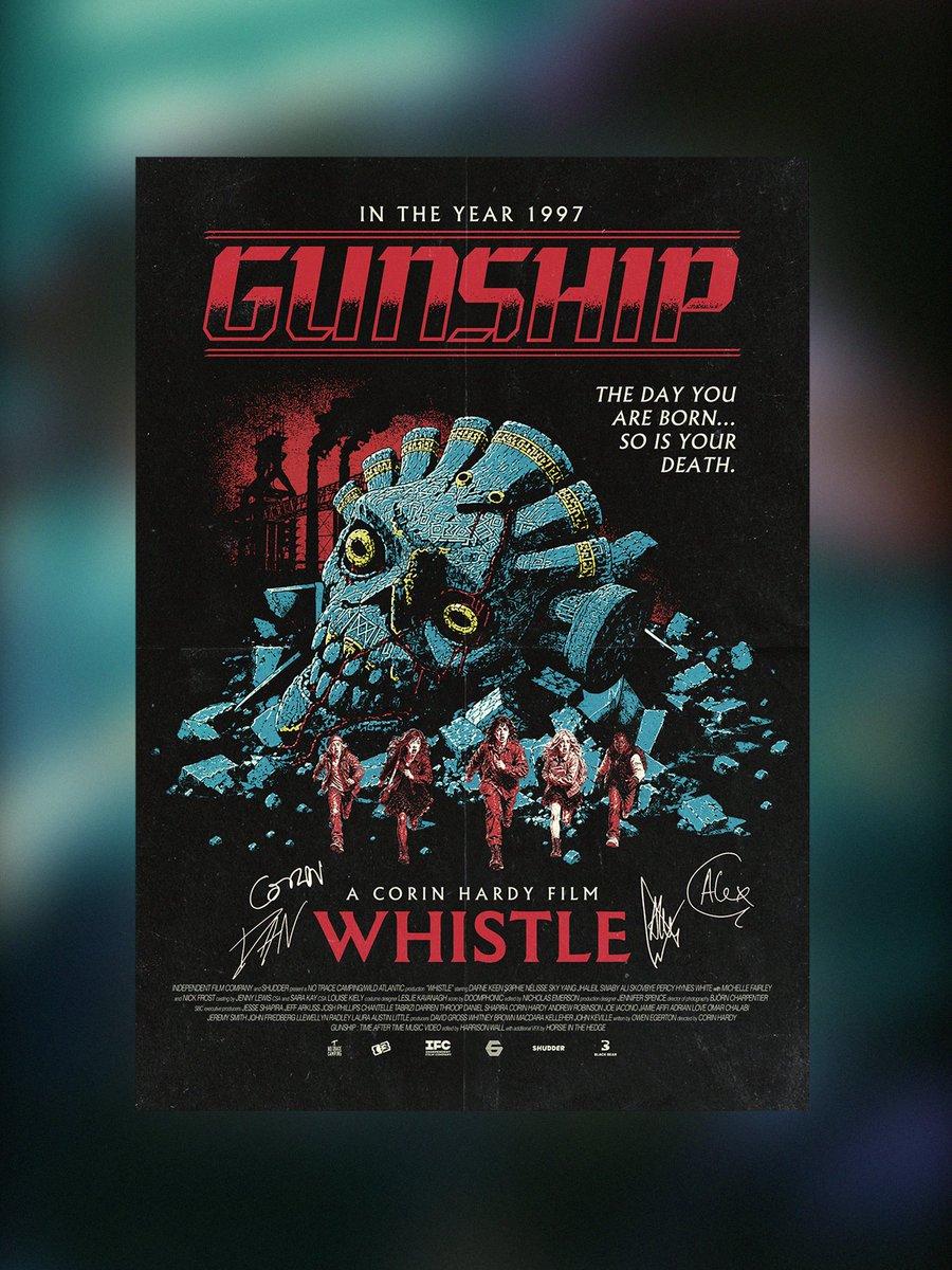 GUNSHIPMUSIC's tweet photo. ☠️“DEATH LIVES”☠️
Merch DROP🗡️ Exclusive T-shirt and signed prints 🏴‍☠️

STORE: https://t.co/hTbS6pf75j

Super Limited! Prints are numbered & limited to 200 signed by Gunship + Director Corin Hardy
Size: A2

'You didn’t find it… It found you...'

The Winners of our epic ‘Whistle’ movie competition will be announced soon.