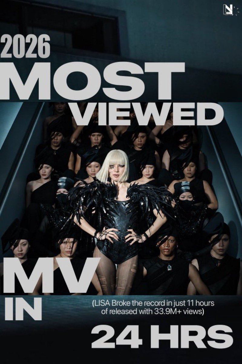 pinksview's tweet photo. CONGRATS TO THE RECORD BREAKING SAWADIKA LALISA LA DIVA. https://t.co/EltgDADVMd