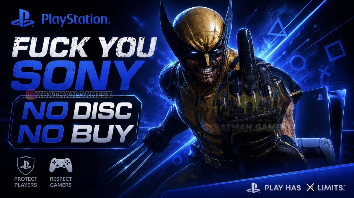AdamFreeman777's tweet photo. @PlayStationPL Wykryto skurvySony https://t.co/uNr3Td5eW6