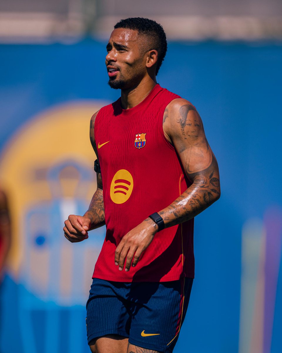 FCBarcelona's tweet photo. Debut incoming? 👀 https://t.co/Hy9PYcXSXT