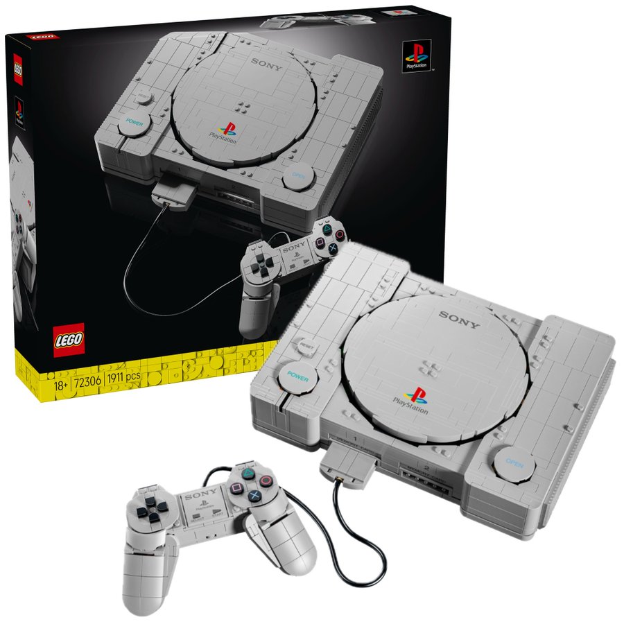 DFRBricks's tweet photo. LEGO PlayStation set launching on Oct 1st  🎮

1,911-pieces - 1:1 scale of the original console 

$180 plus AstroBot GWP 🔥🔥 https://t.co/45BGrhdhEe
