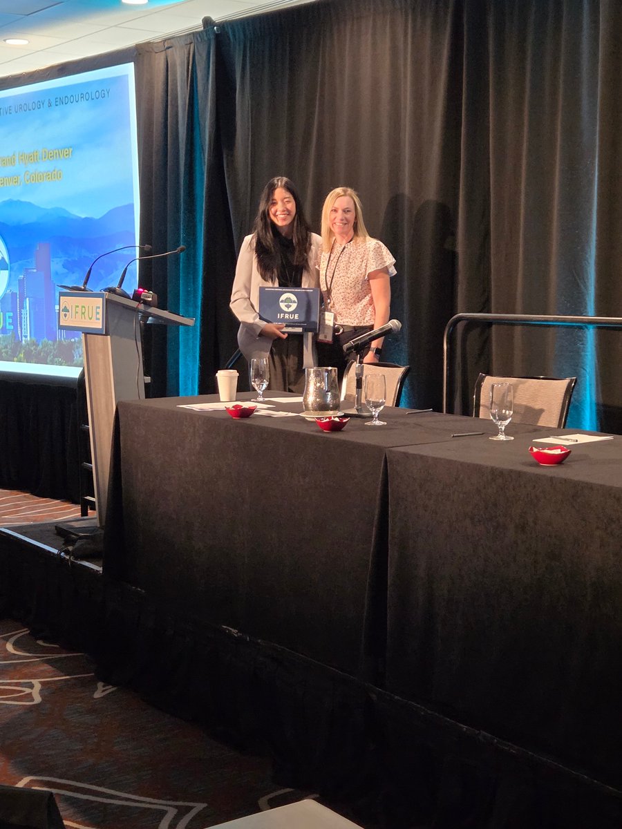 Brian_J_Flynn's tweet photo. Proud to share that 2nd-year #FRU Clinical fellow Dr. Helen Sun won Best Poster at the 2nd annual @IFRUEUrol meeting for her work evaluating clinical predictors of transcorporal AUS failure based on our 20-year experience at @CU_Urology!  Helen is a rising star with exceptional leadership and clinical rigor. TC-AUS remains a critical salvage technique for complex, high-risk male SUI—and this data provides essential insight into durability and patient counseling.  Incredible teamwork and collaboration across our functional reconstructive urology group:  @vrhou98, @sjvereeck, @_MooreKJ, @kdoersch689, @T_T_Higuchi    #UroSoMe #ReconUrol #Urology #IFRUE2026