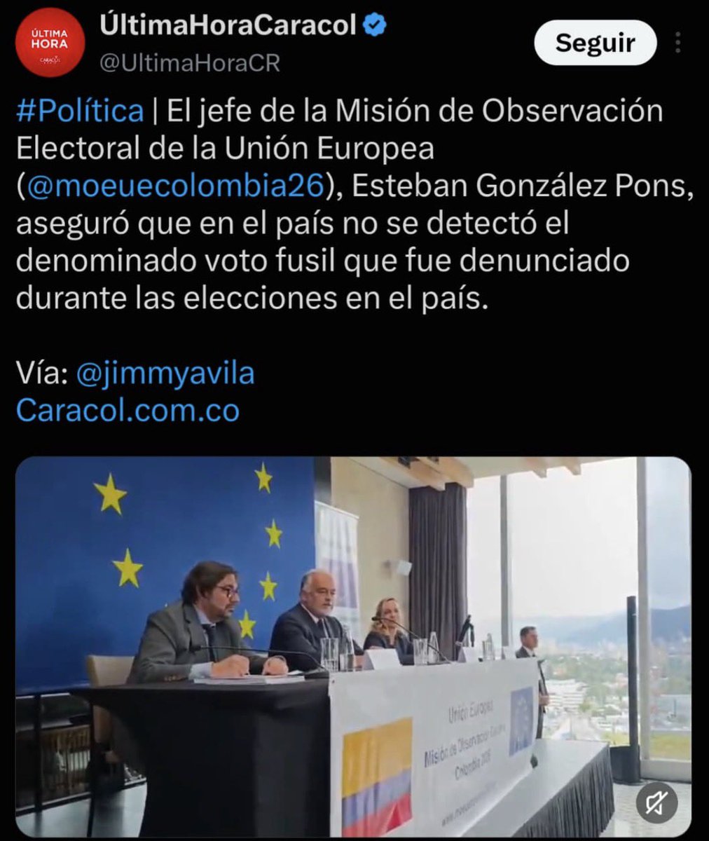 Notiparaco's tweet photo. Una vez más la tonta de Jerome, que se inventó el voto fusil y los medios reprodujeron el chisme, queda como un soberano *. https://t.co/o7bxdJMlLW