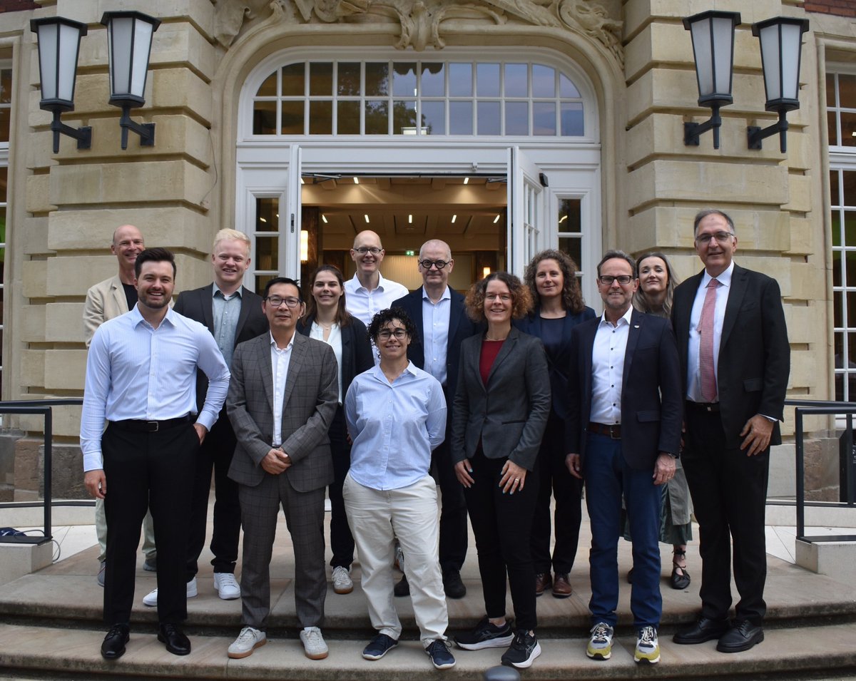 GloriusGroup's tweet photo. 🎉 That's a wrap on Dream Reactions – Towards a Sustainable Future at Schloss Münster!
🏆 Congratulations to @CharlotVogtLab for winning the Green Dream Reaction Award 2026!  🙏 Thank you to our eight speakers, presenters, our audience, and the Glorius Group team! 💚
#Catalysis https://t.co/JkcA2hmBEB