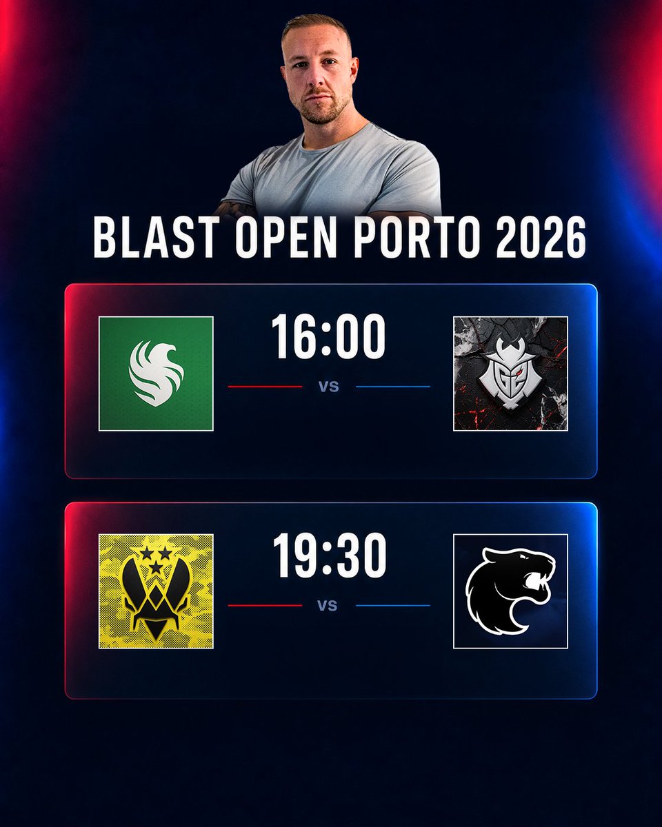 Real_HeatoN's tweet photo. We are live with games from BLAST Open Porto 2026 Playoffs! See you on stream
https://t.co/LUQuW6OQ9t
#BLASTOpen https://t.co/rXLocxpa8j