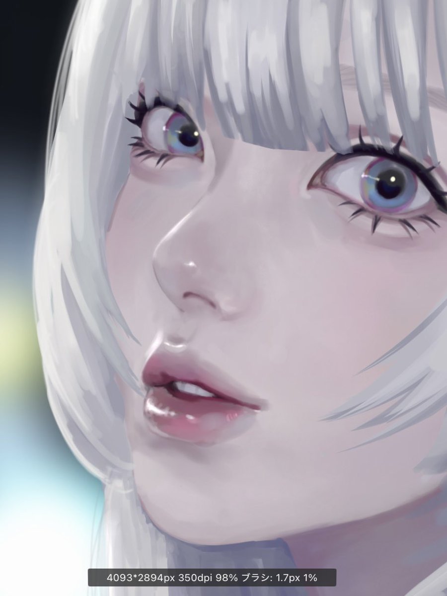 tvlrus's tweet photo. 鼻と人中を描きこむのが好きでして… https://t.co/3t3fZuJX0K