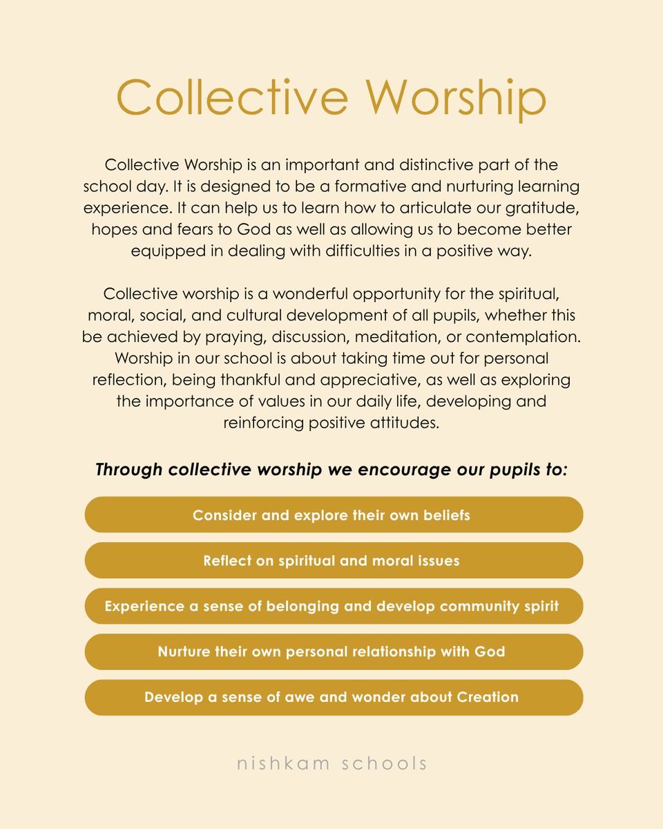 AkaalSchool's tweet photo. Collective worship is an integral part of our school culture and routine. This week, pupils will be introduced to the prayer and reflection routines which will take place throughout the school year, along with the importance of prayer. https://t.co/X2hTyfEF7L