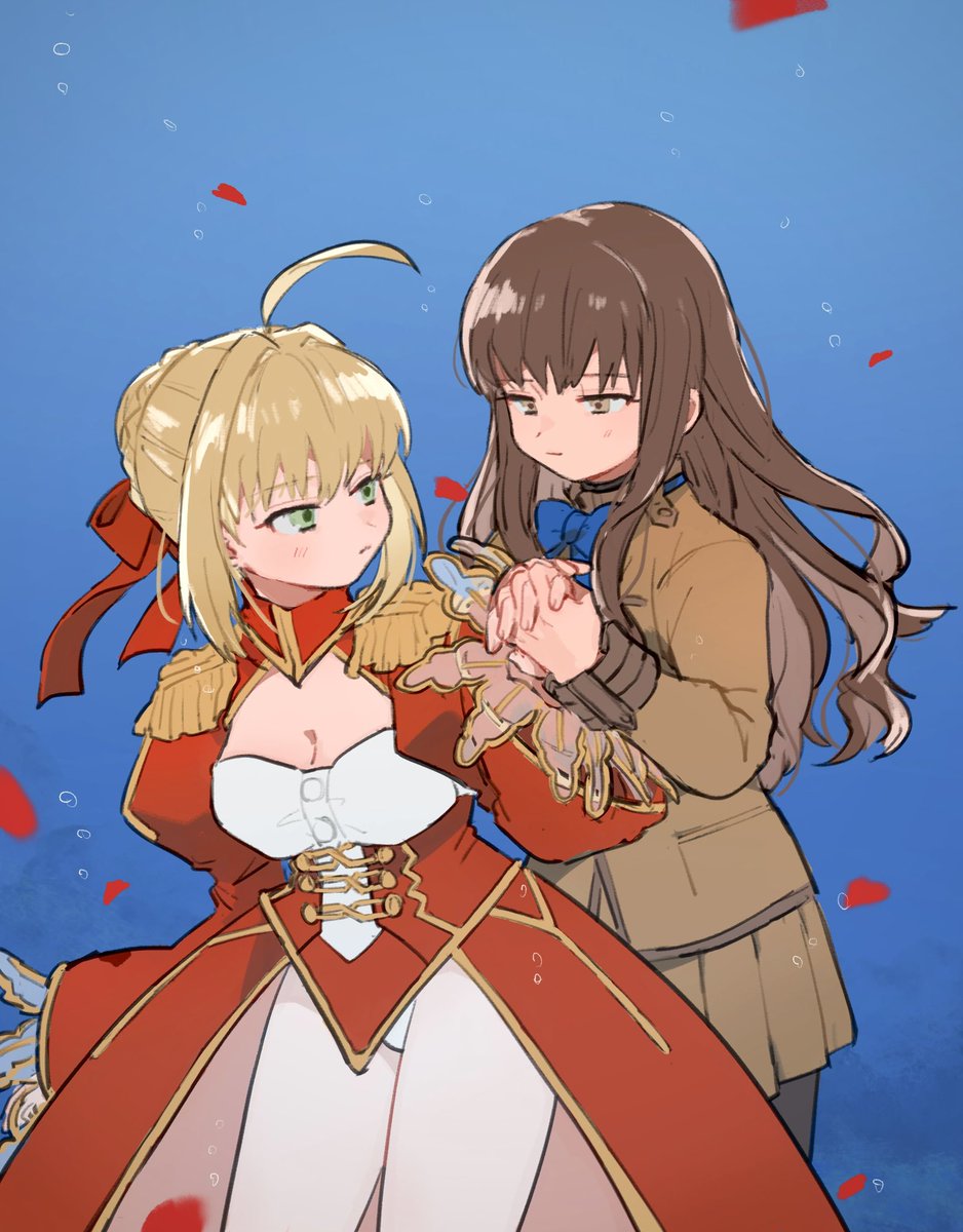 stbntotoi's tweet photo. Fate/EXTRA Record発売日決定おめでとうございます　また2人の物語見られるのが嬉しい😭 https://t.co/Xh3cOfBUJ7