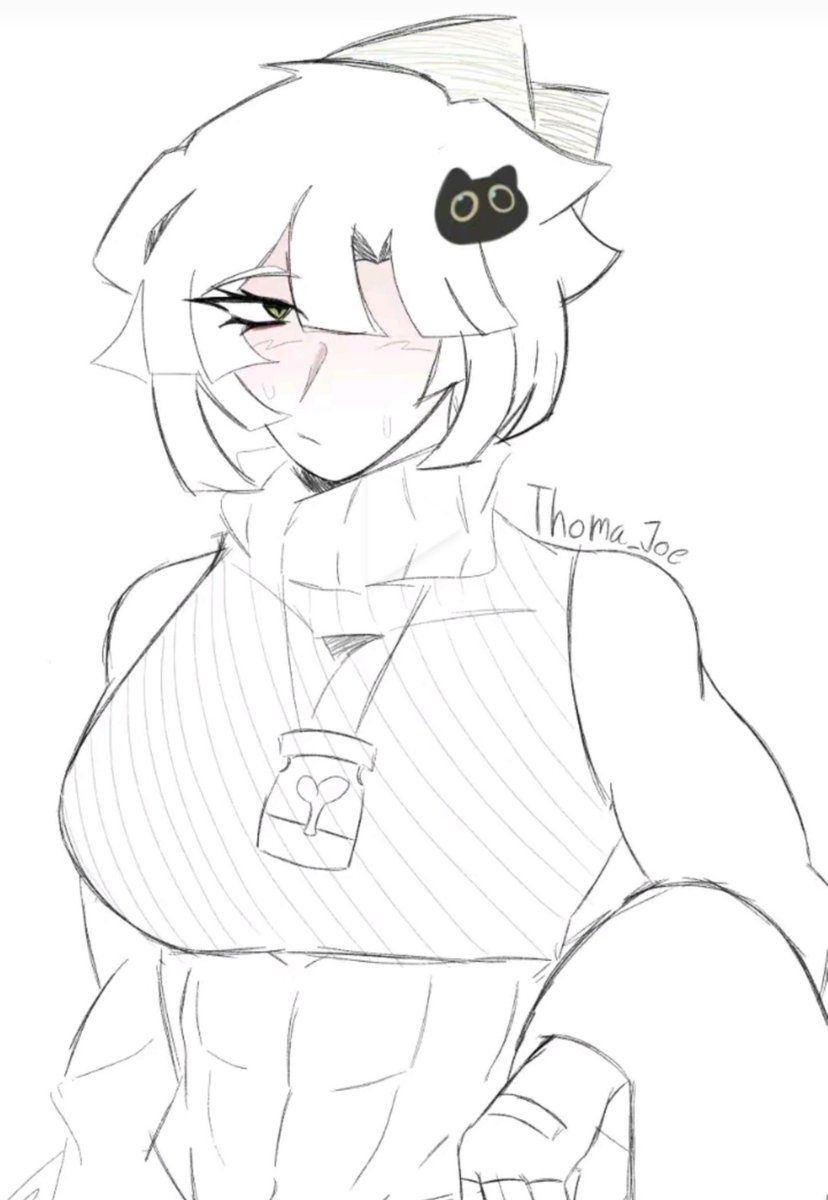 _Claire__FPE_'s tweet photo. 🎀: "Oh my god... uhm? Yeah, I also go to gym."

🎀: "Why? Cuz I wanna be like Jotaro Kujo, duh..." https://t.co/7QiNjn2Puu