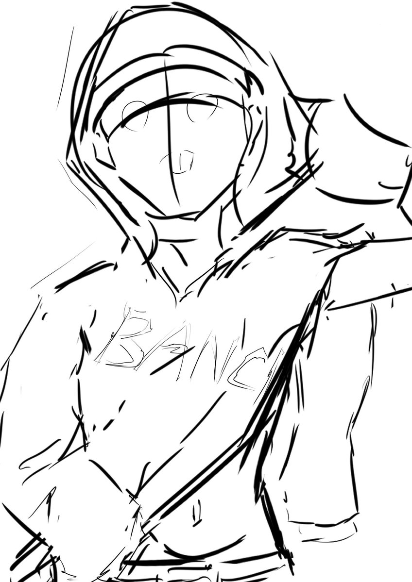 Hasechan0205's tweet photo. ご依頼が結構立て込んでてあんまり絵上げれてなくて申し訳ない気持ちになるので次描く番長の大ラフでも上げとく https://t.co/KeBHI4Ih9K