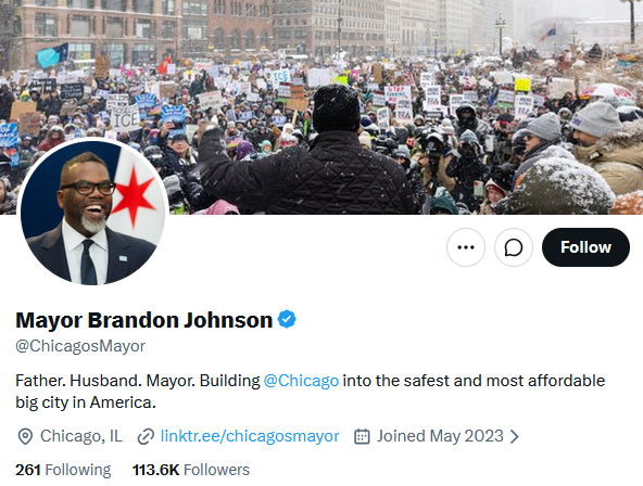 geoffcaldwell's tweet photo. #Fridayfool of the week:
"Building @Chicago into the safest and most affordable big city in America."? Talk about spreading "misinformation"! https://t.co/jSP4RpONdd