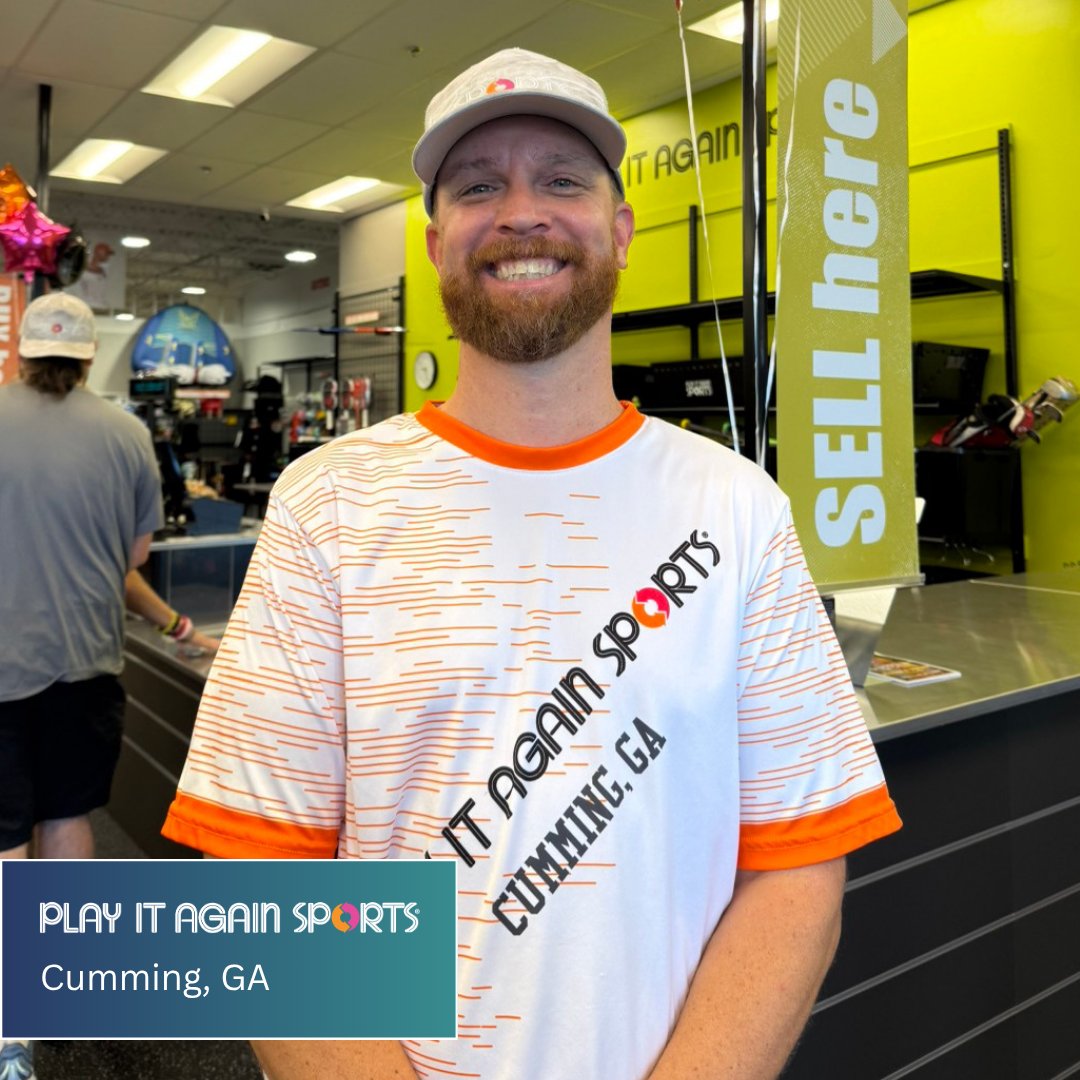 WinmarkResale's tweet photo. Good things come in threes! 🏀⚽🏈 We're pumped to celebrate THREE Grand Openings for new Play It Again Sports stores. If you live in Pensacola, FL, Cumming, GA, or Vernon, BC, come say hi, snag some gear, and get in on the fun — all weekend long!

#PlayItAgainSports #VernonBC #PensacolaFL #CummingGA #ResaleForEveryone