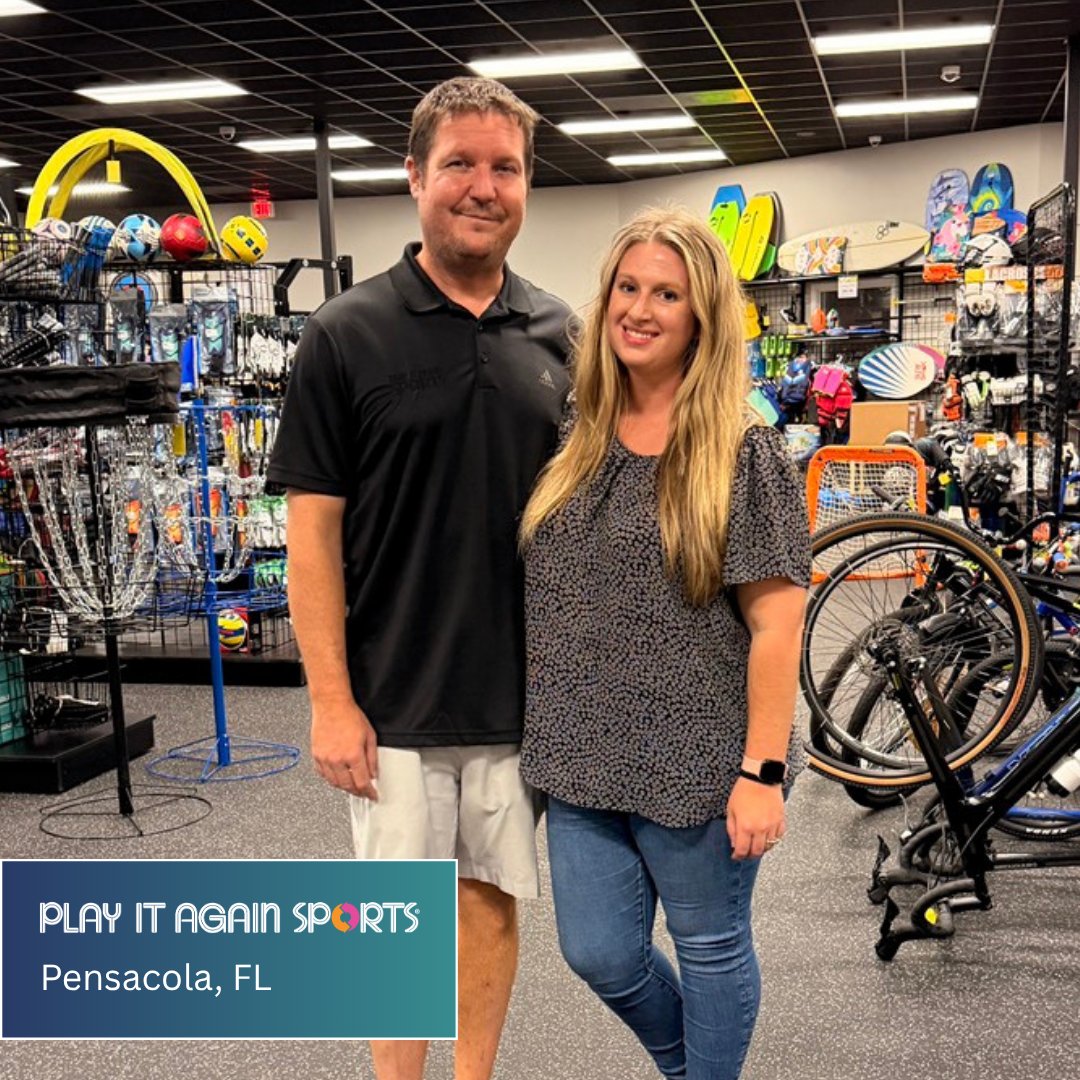 WinmarkResale's tweet photo. Good things come in threes! 🏀⚽🏈 We're pumped to celebrate THREE Grand Openings for new Play It Again Sports stores. If you live in Pensacola, FL, Cumming, GA, or Vernon, BC, come say hi, snag some gear, and get in on the fun — all weekend long!

#PlayItAgainSports #VernonBC #PensacolaFL #CummingGA #ResaleForEveryone