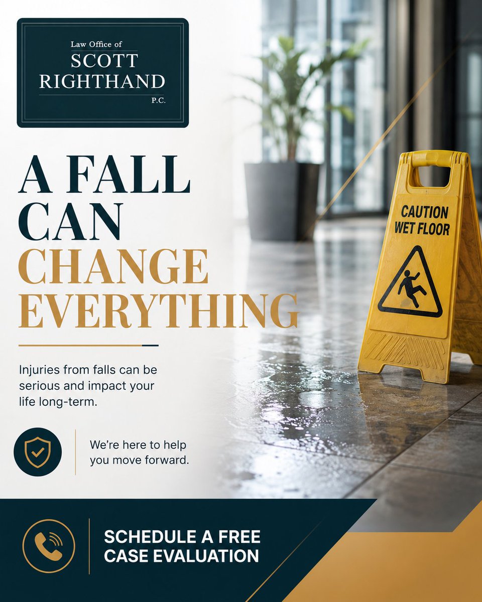 SFTrialLawyer's tweet photo. A serious fall can impact your health, finances, and daily routine. If unsafe conditions led to your injury, you may have legal options.
Schedule a free case evaluation.
#SlipAndFall #InjuryLaw https://t.co/zEtaSVwaP5 https://t.co/h2G3DgoJ1s