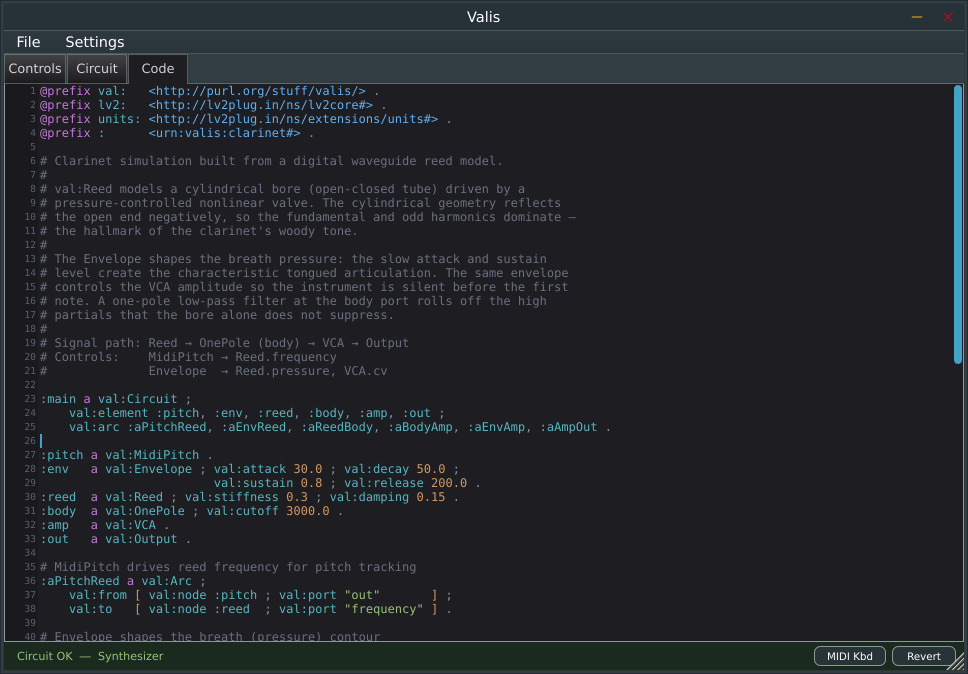 danja's tweet photo. Valis : Virtual Analog LLM Integrated System

A standalone app and DAW plugin for building virtual analog circuits.

https://t.co/LXjc1NN7SK https://t.co/aB0hqqtYpx