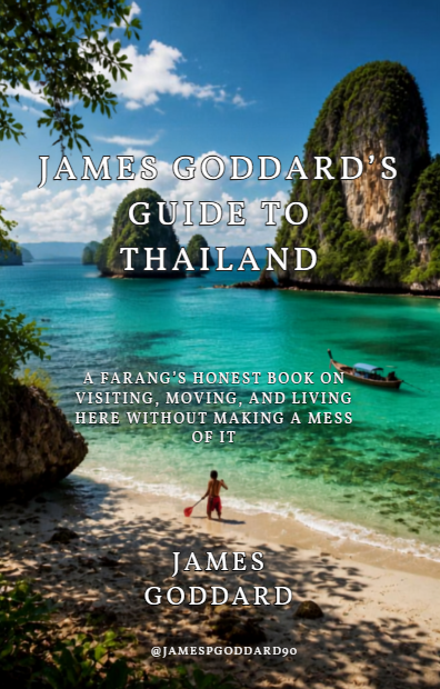 JamesPGoddard90's tweet photo. FRESH OFF THE PRESS

James Goddard’s Guide to Thailand is out tomorrow.

Subscribers: it’s FREE — I’ll send it straight to your DMs.

Not subscribed? You can still grab a copy for just £3.99.

I will post the link for the Ebook when it goes live. https://t.co/NzloGqKxIg